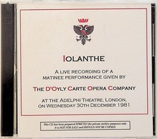 Gilbert sullivan iolanthe for sale  HORLEY