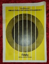 Obras Para Guitarra Cuaderno I - Leo Brouwer. Ref00014 comprar usado  Enviando para Brazil