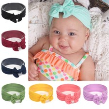 Faixa elástica para cabelo bebê criança menina nó laço turbante elástico faixa para cabeça  comprar usado  Enviando para Brazil