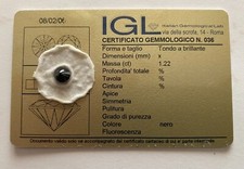 Diamante nero certificato usato  Palermo