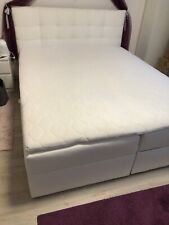 Boxspringbett 160x200 weiß gebraucht kaufen  Bremen