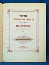 Mozzoni tavole cronologiche usato  Torino