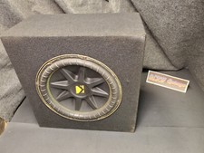 Kicker Comp Single 12 12" Caixa Selada Subwoofer Cabine Caminhão DVC 4 Ohm Amarelo, usado comprar usado  Enviando para Brazil
