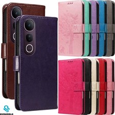 Usado, Capa carteira telefone couro ecológico padrão árvore para Vivo S18 X100 Y39 Y38 Y17S comprar usado  Enviando para Brazil