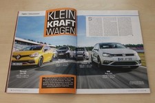 Auto Bild Sportscars 04/2015 Renault Clio RS 1.6 16V Turbo EDC mit 200PS besser comprar usado  Enviando para Brazil