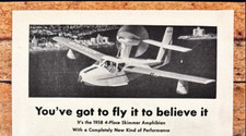 Skimmer amphibious aircraft for sale  Flowery Branch