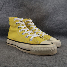 Tênis Converse USA Masculino 5.5 Chuck Taylor All Star Amarelo Hi Top Anos 80 Anos 90 comprar usado  Enviando para Brazil