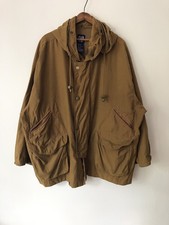 Jaqueta de chuva vintage anos 90 Gap algodão náilon com zíper corta-vento amarelo mostarda grande comprar usado  Enviando para Brazil