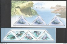 BC240 2011 fauna guinea reptiles les cocodriles 2 kb mnh segunda mano  Embacar hacia Mexico