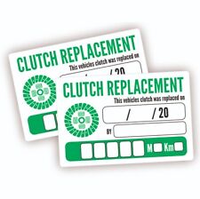 Clutch replacement stickers for sale  CREDITON
