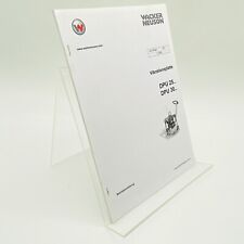 Wacker Neuson / Placa Vibratória / DPU 25 / DPU 30 / Instruções de Operação, usado comprar usado  Enviando para Brazil