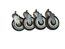 Roda de carrinho de compras 4 XCEL 5" DIA 5/16" furo poliuretano feita nos EUA comprar usado  Enviando para Brazil