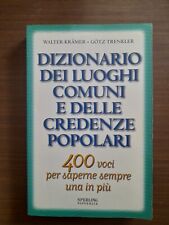 Kramer dizionario dei usato  Verona