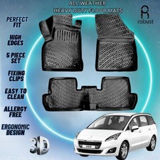 Tapetes de assoalho de carro personalizados compatíveis com forros de borracha TPE para todas as condições climáticas Peugeot 5008 2009-2016, usado comprar usado  Enviando para Brazil