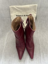 Manolo blahnik red for sale  FORDINGBRIDGE