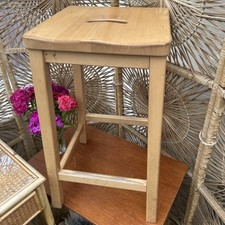 Vintage wooden stool for sale  MALTON