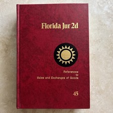Florida Jur 2d - References to Sales and Exchanges of Goods 45 comprar usado  Enviando para Brazil