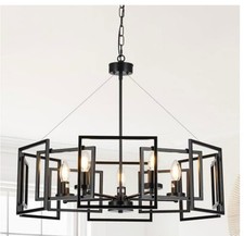 Light geometric chandelier for sale  Brunswick