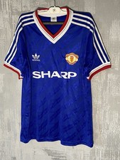 Usado, CAMISA DE FUTEBOL MANCHESTER UNITED 1986 1988 TERCEIRA CAMISA DE FUTEBOL ADIDAS tamanho G RETRO comprar usado  Enviando para Brazil