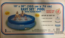Usado, Piscina inflável acima do solo Intex 10' x 30" fácil conjunto com bomba de filtro comprar usado  Enviando para Brazil