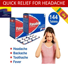 Tableta de paracetamol 500 mg para analgésico y alivio rápido para dolor de cabeza/fiebre 144 segunda mano  Embacar hacia Argentina