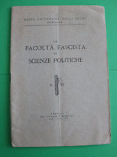Libro facolta fascista usato  Trevenzuolo