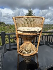 Vintage peacock chair for sale  HIGH WYCOMBE