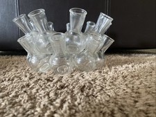 Estação de propagação de plantas vintage peça única 18 vasos de vidro 8,25 x 4,5-EUC comprar usado  Enviando para Brazil