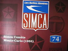 Fascicule booklet simca d'occasion  Quimper