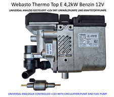 Używany, Webasto Thermo Top E 4,2kW ogrzewanie postojowe benzyna uniwersalny analog + 12V START na sprzedaż  PL