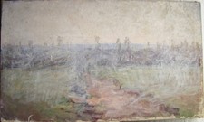 Huile toile. paysage d'occasion Huile toile. paysage d'occasion  Bédarieux