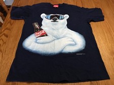 Camiseta masculina vintage 1994 Coca-Cola Coca-Cola logotipo XL urso polar, usado comprar usado  Enviando para Brazil