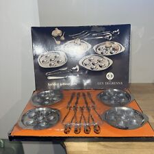 Service escargots inox d'occasion  Bourgoin-Jallieu