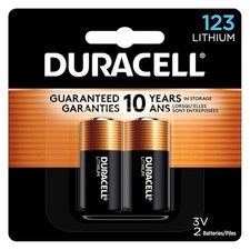 Duracell cr123a lithium for sale  Valliant