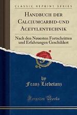 Handbuch calciumcarbidund acet gebraucht kaufen  Versand nach Germany