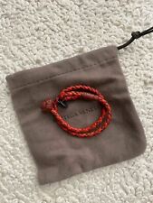 Bracciale intrecciato pelle usato  Milano