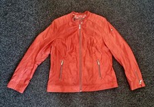Lederjacke rot milestone gebraucht kaufen  Halle