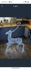 Led xmas reindeer for sale  BRIXHAM