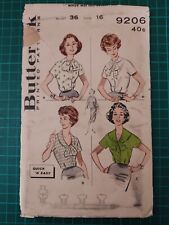 Butterick 9206 size for sale  LONDON