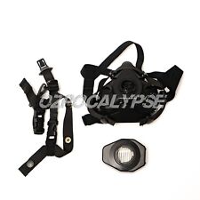 Meia máscara respiratória tática - Forças especiais airsoft paintball militar comprar usado  Enviando para Brazil