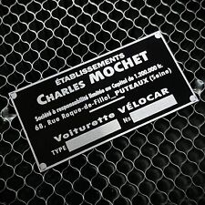 Manufacturer plate mochet for sale  Shipping to United Kingdom