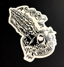 Usado, Adesivo adesivo SANTA CRUZ Pray For Me Skeleton Jason Jessee skate RELIGIOSO comprar usado Usado, Adesivo adesivo SANTA CRUZ Pray For Me Skeleton Jason Jessee skate RELIGIOSO comprar usado  Enviando para Brazil