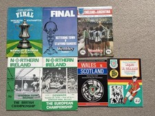 Vintage football programmes. for sale  NEWTON AYCLIFFE