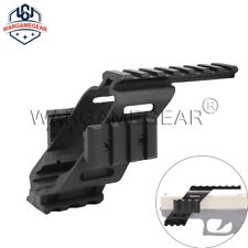Suporte de mira a laser tática militar pistola com trilhos de 20 mm para mira a laser de ponto comprar usado  Enviando para Brazil