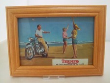 Framed advertising picture for sale  LLANYMYNECH