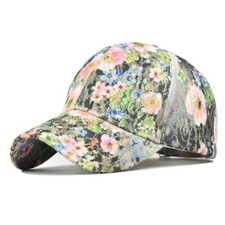 Boné de beisebol masculino feminino Flor Impressão Strapback Ajustável Boné Caminhoneiro Unissex, usado comprar usado  Enviando para Brazil