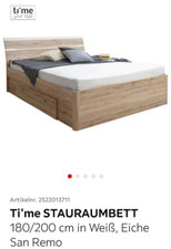 Stauraumbett 180x200 holz gebraucht kaufen  Winhöring