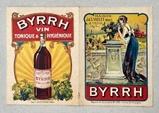 Byrrh calendrier poche d'occasion  Bouguenais