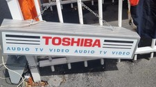 Vintage toshiba händlerschild gebraucht kaufen  Versand nach Germany