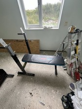 Foldable gym bench for sale  BEDFORD